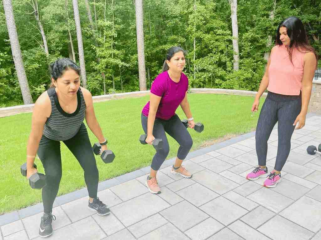 Person lifting barbell